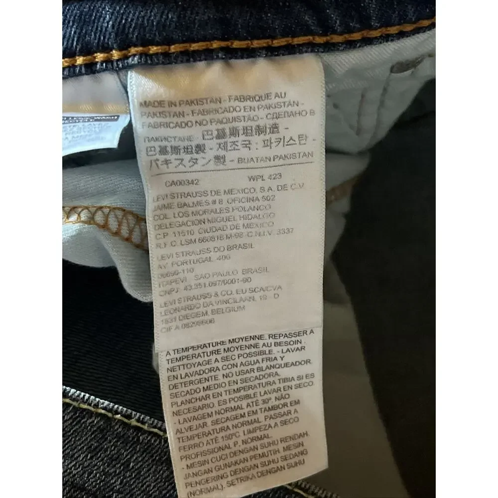 Levi's 514 Jeans Men's 38x32 Blue Denim Y2K Western Outdoor Cotton Travel EUC